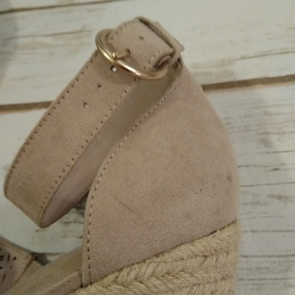 14th & Union Theryn Asymmetrical Espadrille Wedges